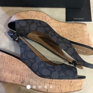 Coach Wedged Sandals